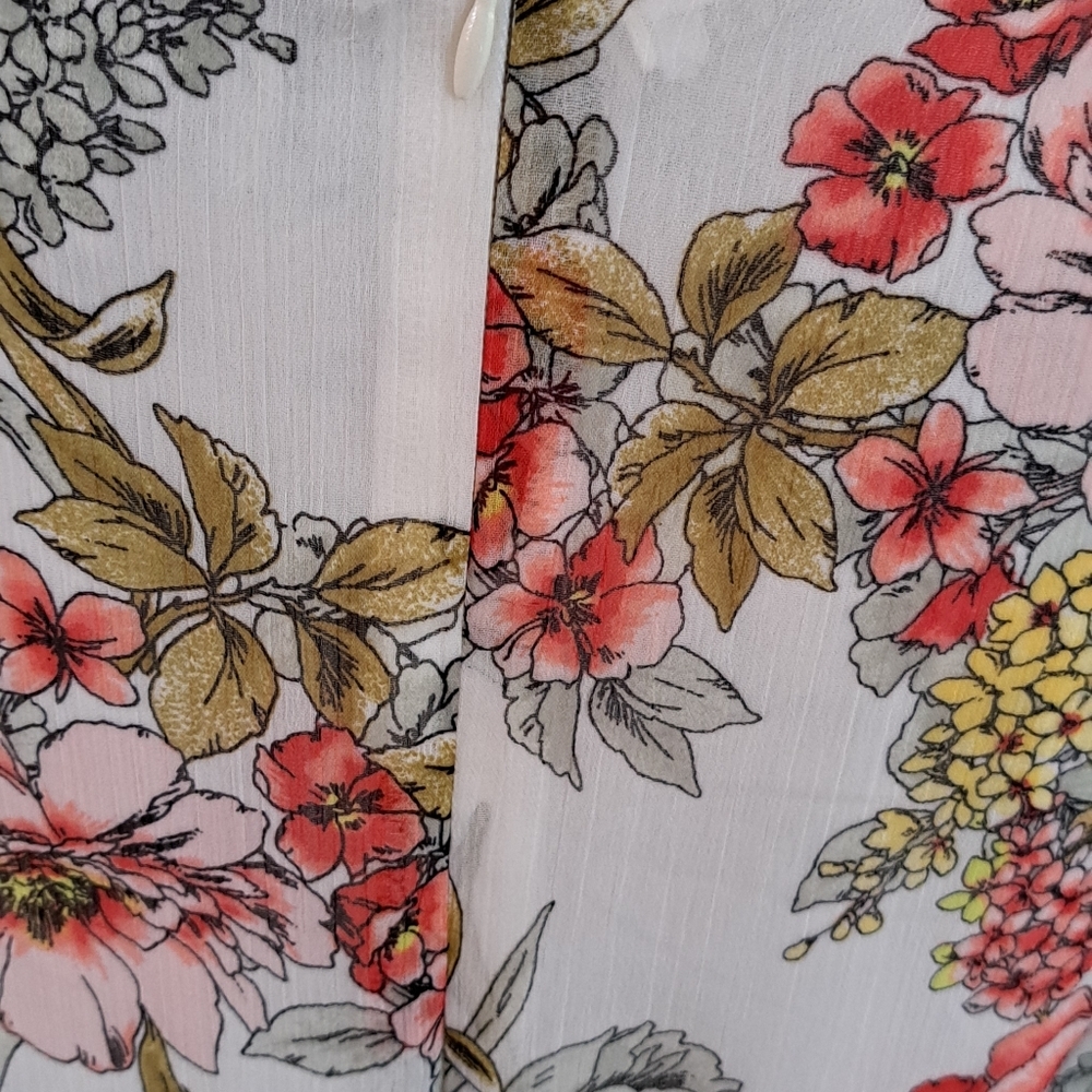 Laura Petite Floral Print Women's Dress Size 10 - Picture 3 of 4